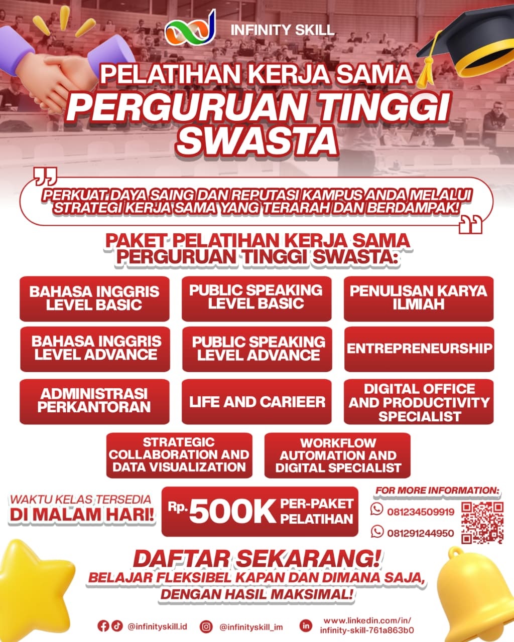 Pelatihan Kerja Sama Perguruan Tinggi Swasta