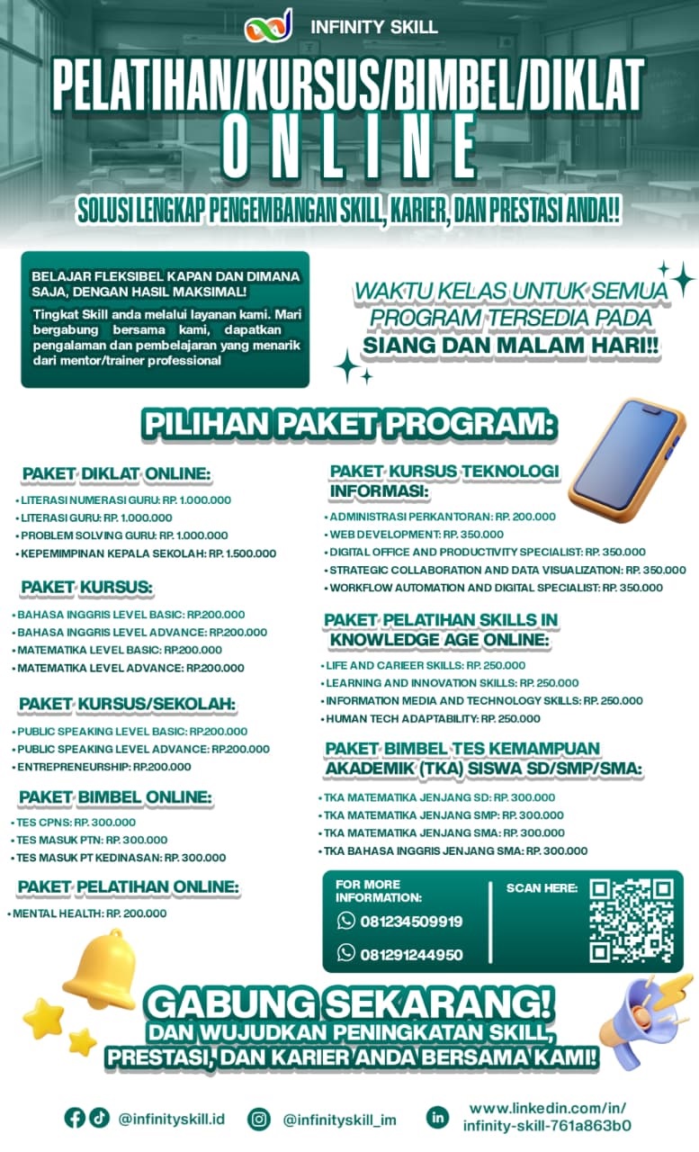 Kursus/Pelatihan/Bimbel/Diklat Umum